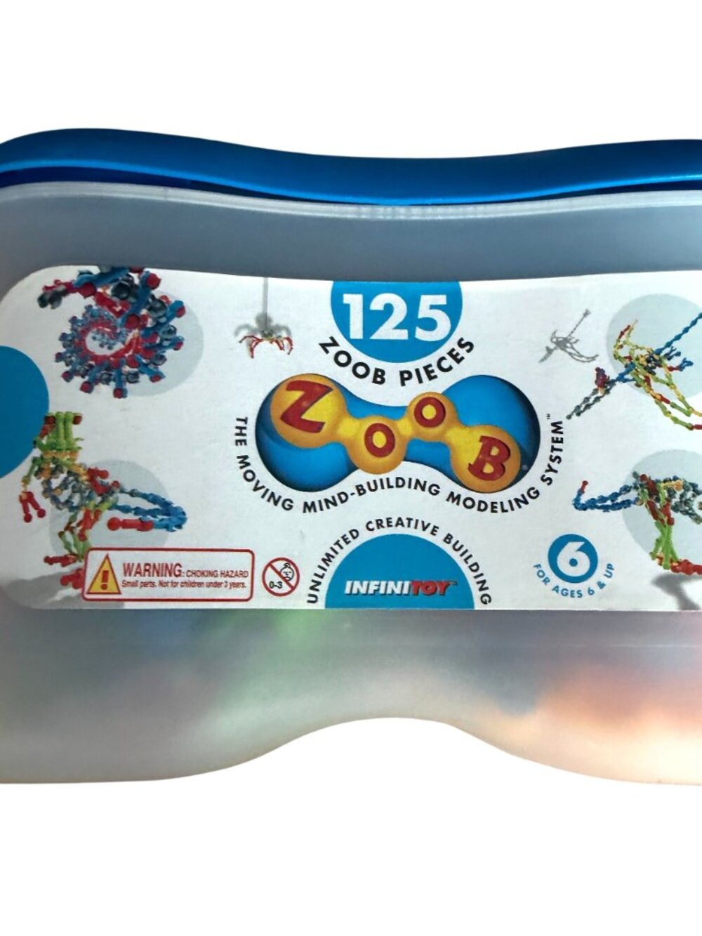 Zoob Snap Together Modeling Kit 100+ Pieces Creative 3D Building Creative Play - Picture 2 of 6